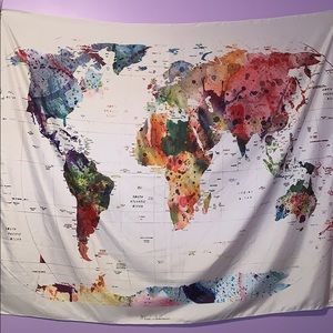 COPY - World Map Tapestry
